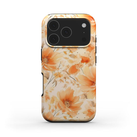 Peachy Petals iPhone Case - Vibrant & Trendy