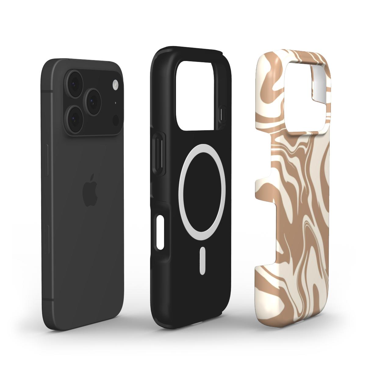 Marble Swirls iPhone Case - Stylish & Resilient