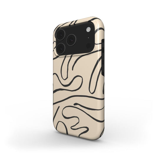 Abstract Lines iPhone Case - Sleek & Protective